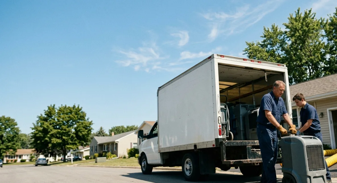 Water Damage Cleanup in Morral, OH near me